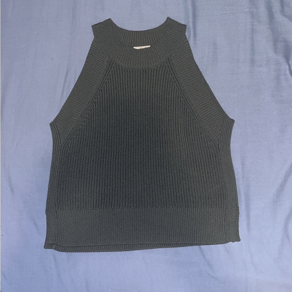 Wilfred green Knit Tank Top